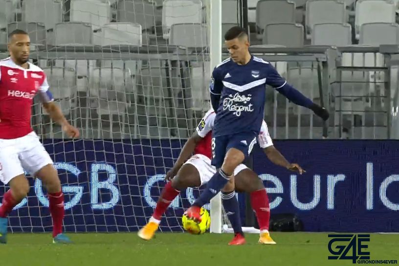 Was there a penalty on Josh Maja against Reims?  (video)