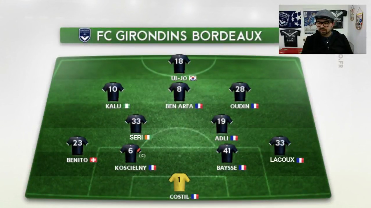 Girondins4Ever - J25 La composition souhaitée de Julien ...